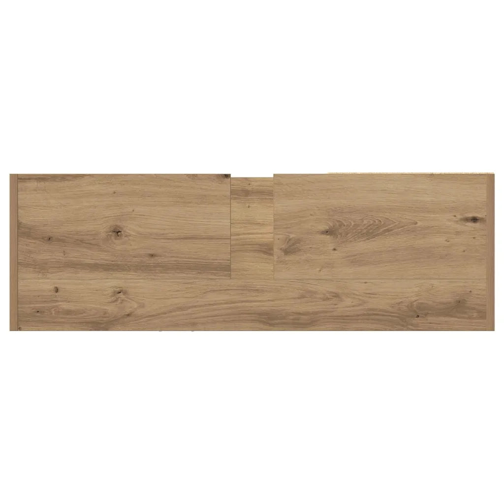 Mobile da Bagno con porta Rovere artigianale 90 x 29 x 55 cm 869210