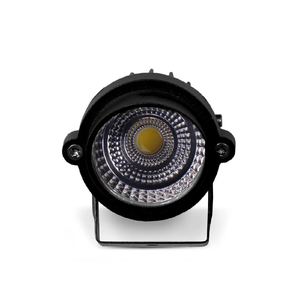 Faretto Segnapasso led 5w cob led da giardino con picchetto e luce verde