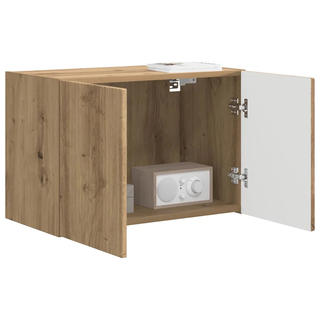 Mobile TV da parete Rovere artigianale 59,5 x 31 x 40 cm 892347