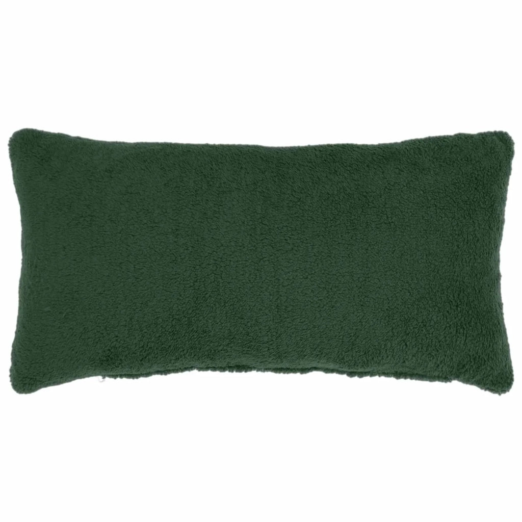 Federa 6 pcs HEERLEN Verde Scuro 40 x 80 cm Bouclé 910103