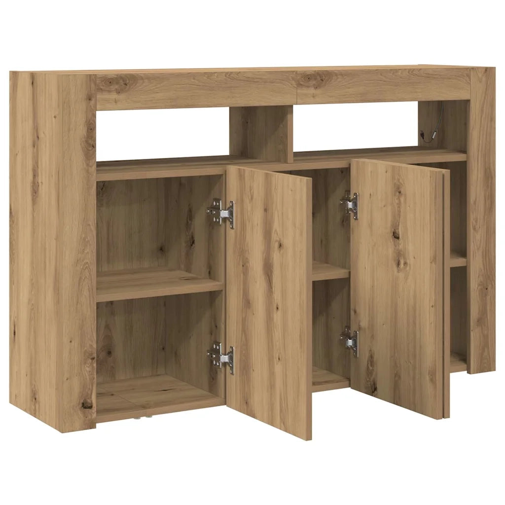 Credenza Rovere artigianale 116 x 30 x 75 cm Legno multistrato 3333884