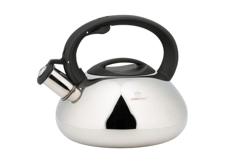 Bollitore con fischietto in acciaio inossidabile Kinghoff KH-3262 da 3,0 l