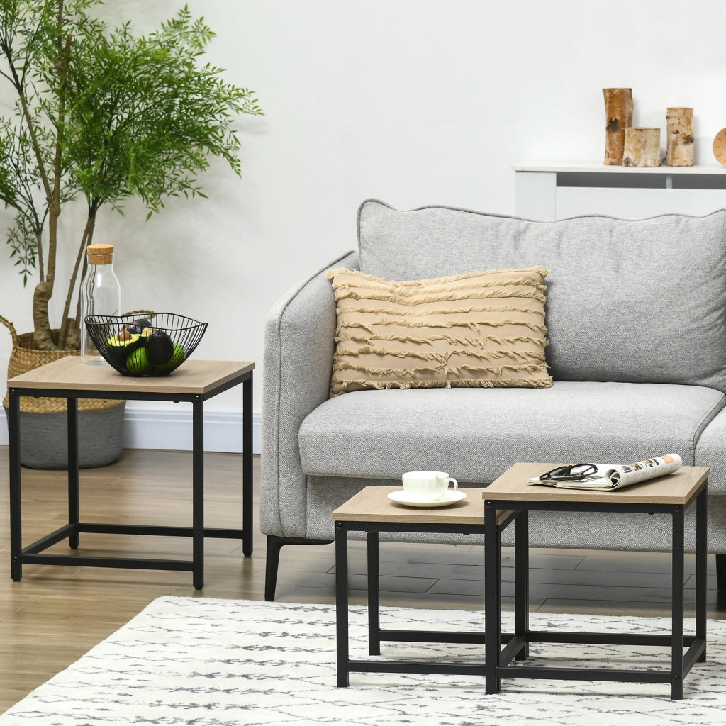 Tavolino da caff¨¨ ¨C zephmum ¨C nero multistrato 40x40x40