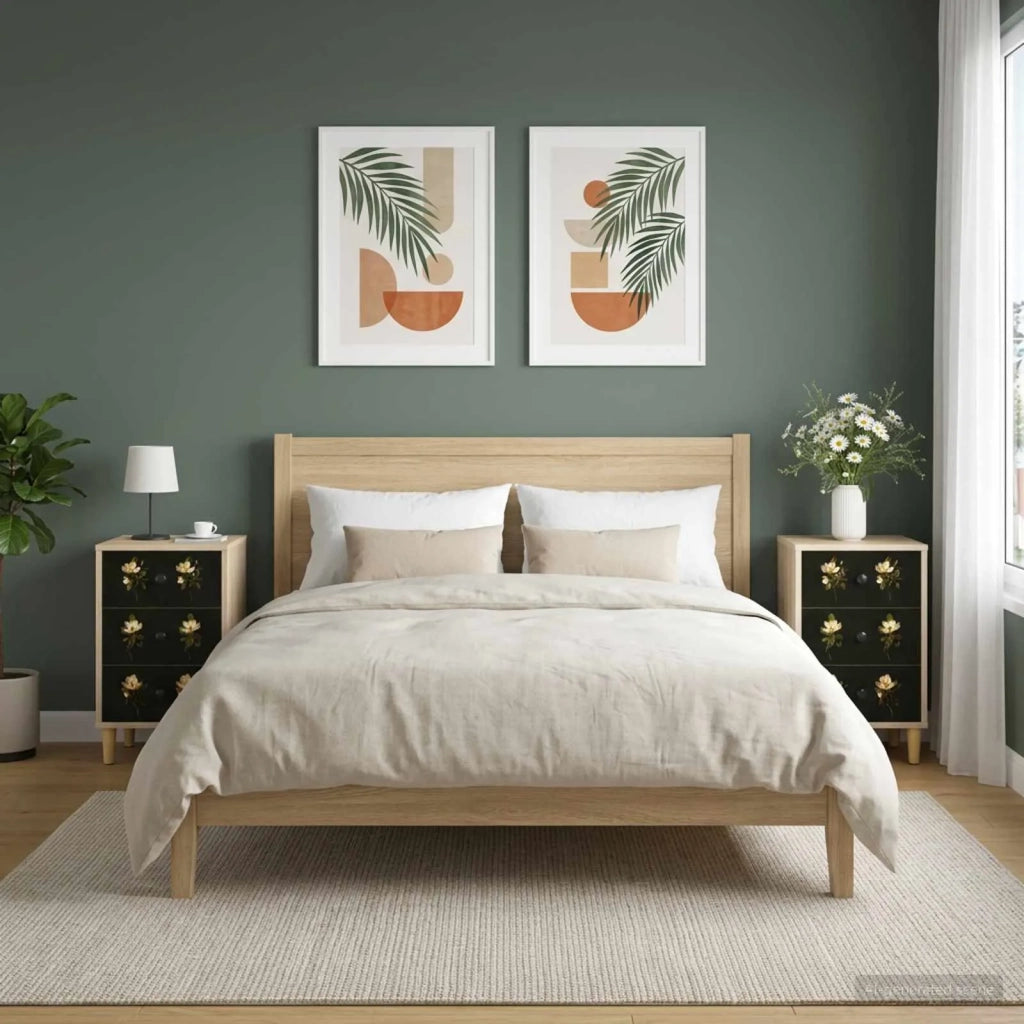 Armadio da Notte BREMEN 2 pz Rovere Sonoma 36 x 33 x 60 cm 8007306