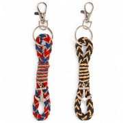 Set di 2 Chiavi da Parete - Chiave da Porto con Fisarmonica - Maniglia per Chiave - Chiavi da Parete a Maglia a Mano - Portachiavi Decorativo - Finestra Robusta