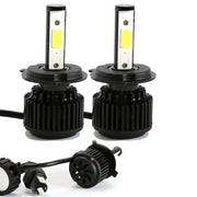 Trade Shop - Kit H4 Lampade A Led Cree Full Led 2600 Lumen 6000k Digitale 12v 24v 24w Auto -