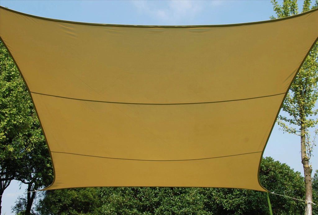 C TENDA VELA OMBREGGIANTE QUADR HDPE 5X5 BEIGE