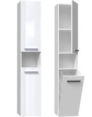 Colonna bagno NEL III bianco lucido