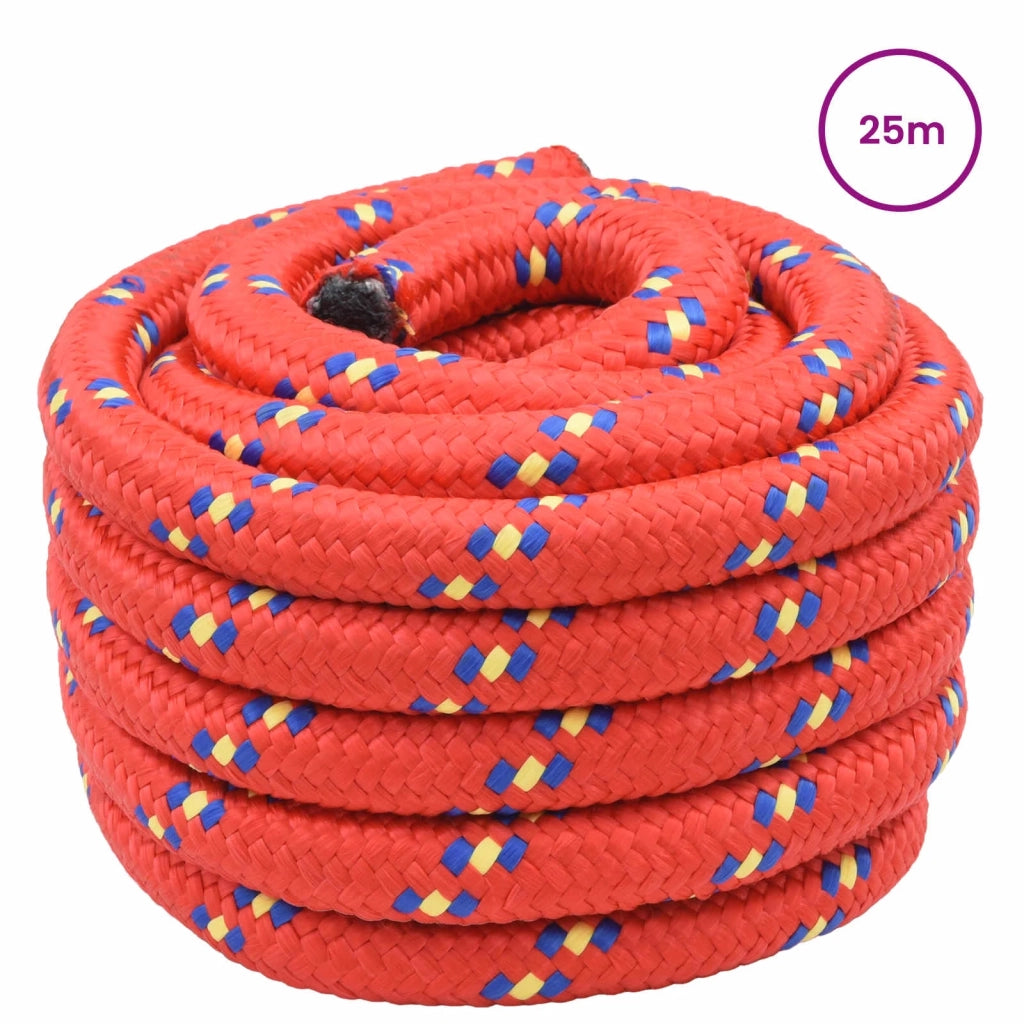 Corda da Barca 25 m 3 Rosso PP