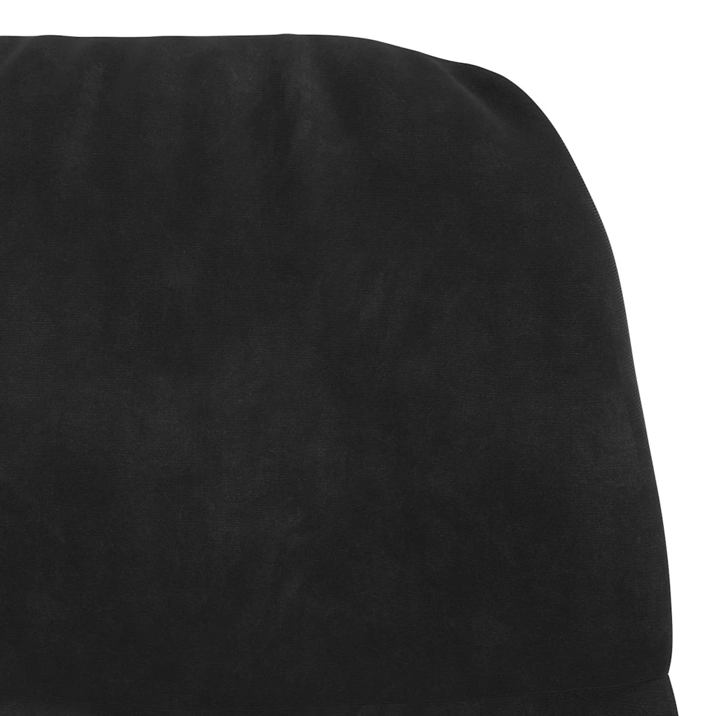 Divano Sedia-Poltrona Relax Nera in Velluto 454811