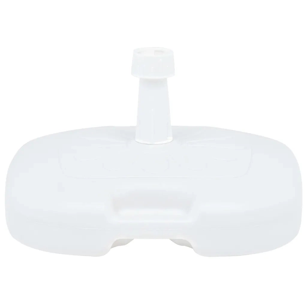 Base Ombrellone Riempibile con Sabbia/Acqua 16L Bianca Plastica CFW9251493