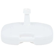 Base Ombrellone Riempibile con Sabbia/Acqua 16L Bianca Plastica CFW9251493