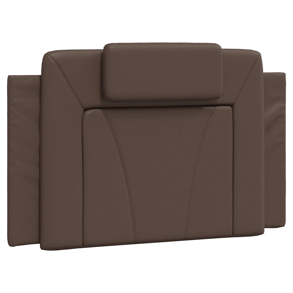 Letto singolo | Letto per adulti | Giroletto Viana senza Materasso Marrone 80x200 cm in Similpelle