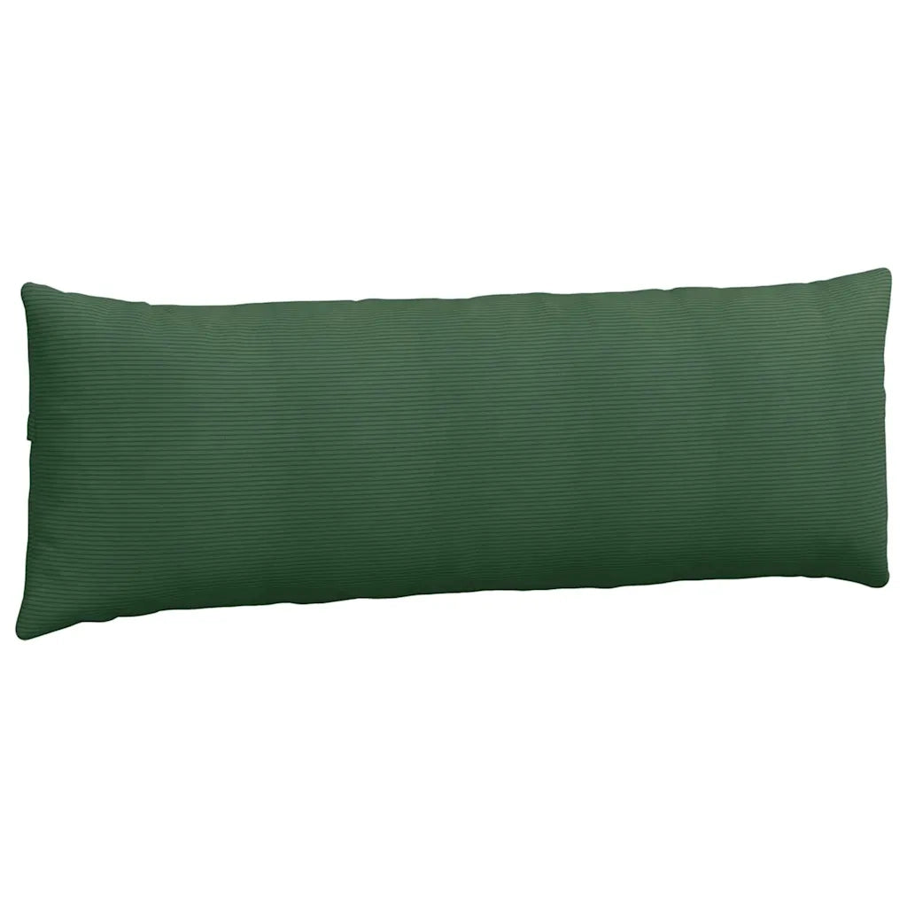 Cuscini da Divano 2 pz-Set di 2 Cuscini per Sofa Verde Scuro 120 x 40 cm 945092