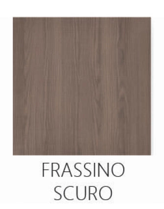 Composizione mobile bagno sospeso con cassetti cm 80 mod. DEARUM - Frassino Scuro