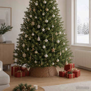 Collare per Albero di Natale Rotondo Marrone Chiaro 42048797