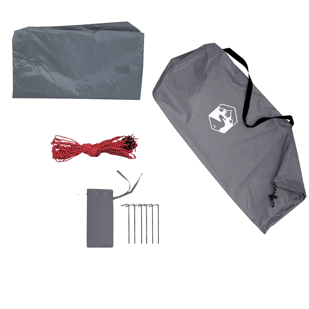 Telone da campeggio | Tenda da campo Grigio/Arancione 300x294 cm Impermeabile
