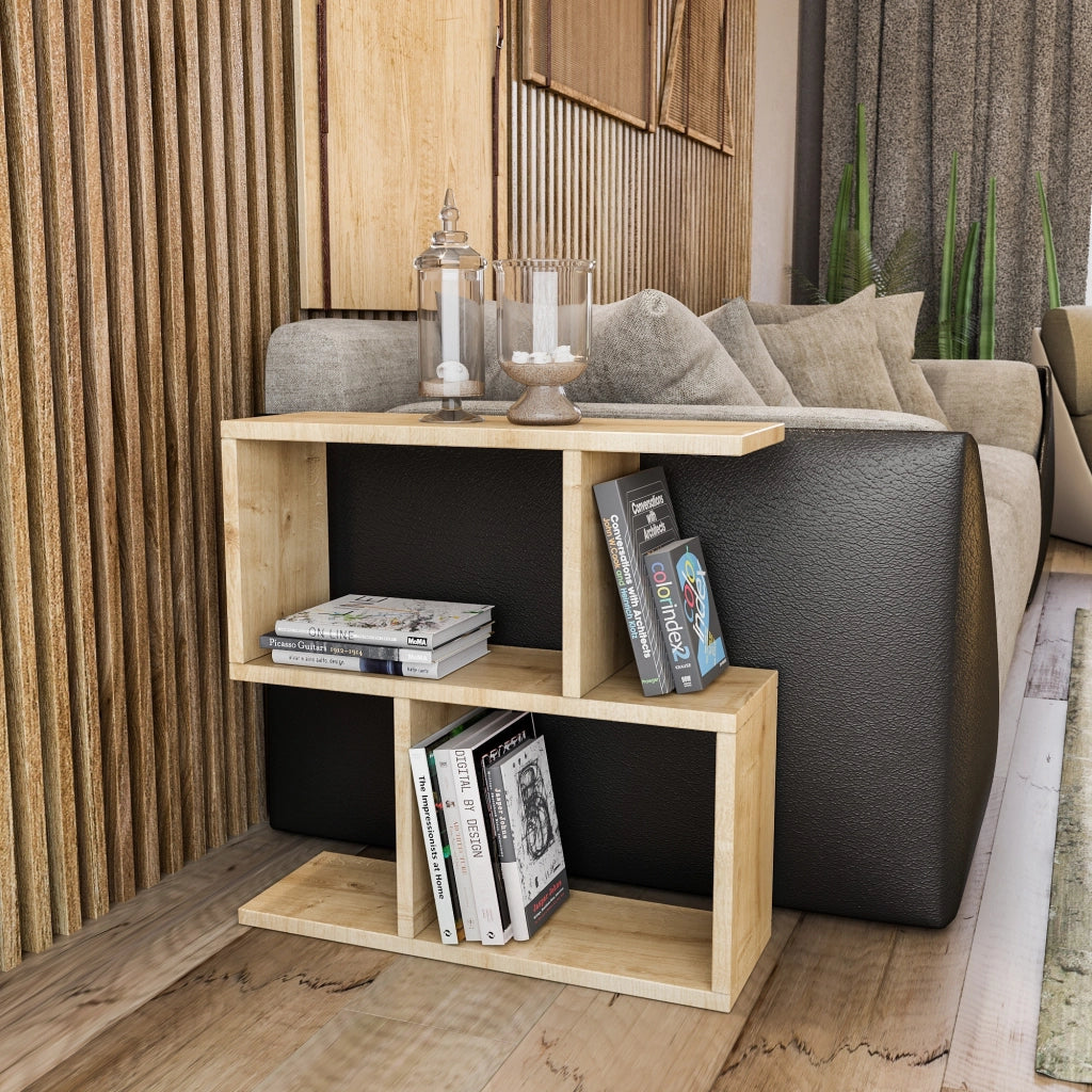Tavolino in legno "Life" - 60 x 20 x 60 cm - Rovere