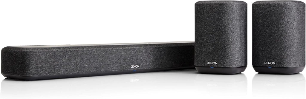 DENON Home Sound Bar 550 compatto home cinema soundbar con Dolby Atmos, DTS:X, WLAN, Bluetooth, AirPlay 2, HEOS integrato, Alexa integrato, HDMI eARC, 4K Ultra HD, Dolby Vision, HDR10