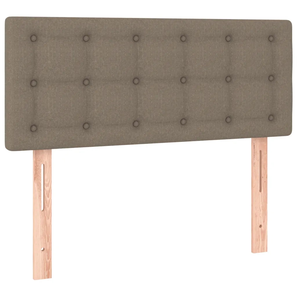 Giroletto a Molle con Materasso Tortora 120x190 cm in Tessuto