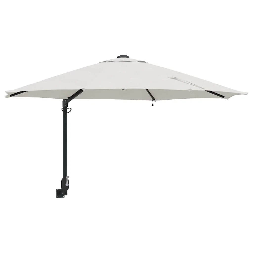 Ombrellone da giardino moderno inclinabile 248 x 248 x 148 cm funzionale atmosfera accogliente poliestere color sabbia 02_0058642
