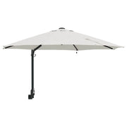 Ombrellone da giardino moderno inclinabile 248 x 248 x 148 cm funzionale atmosfera accogliente poliestere color sabbia 02_0058642