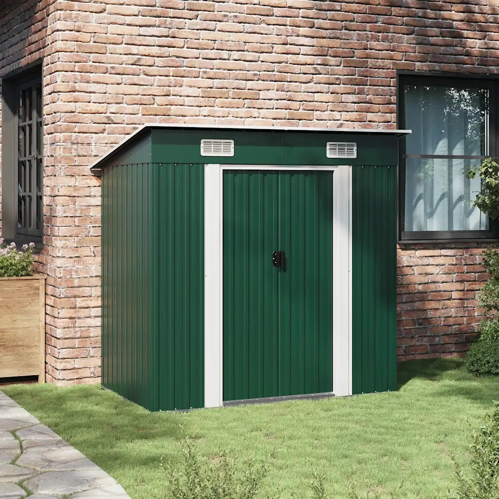 Capanno da Giardino Verde Metallo cod mxl 65870