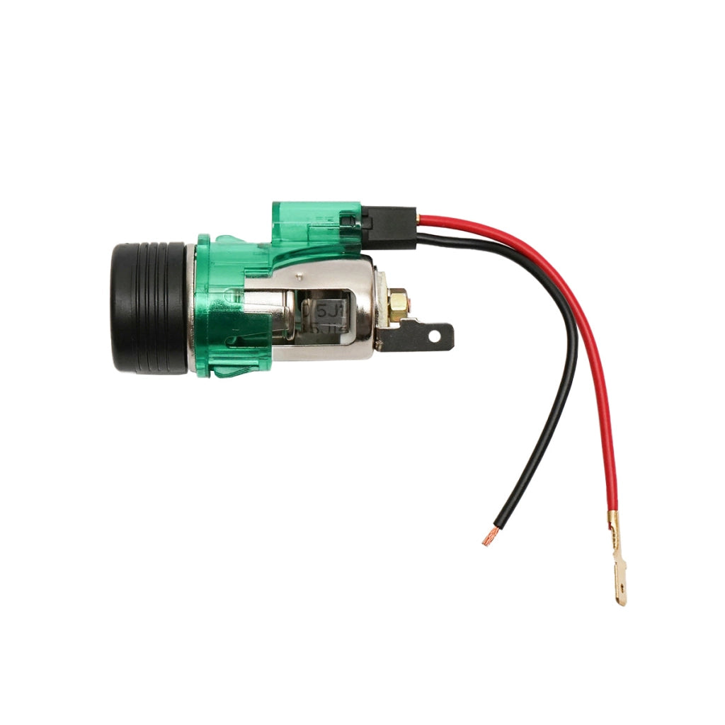 Presa accendisigari universale 12V fi28 per auto, con luce verde integrata Breckner Germany