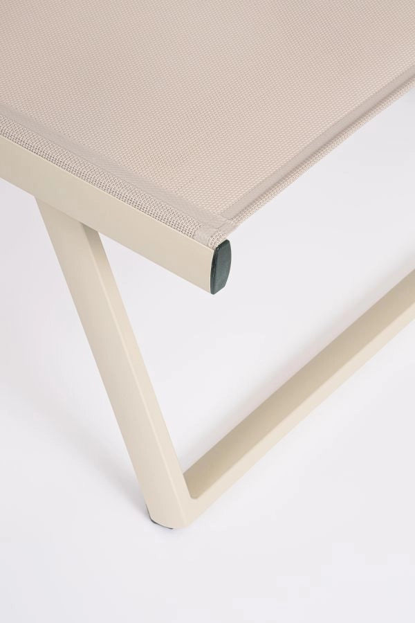 LETTINO CON RUOTE TAYLOR DA ESTERNO WHISPER 70X182X 91.5HCM