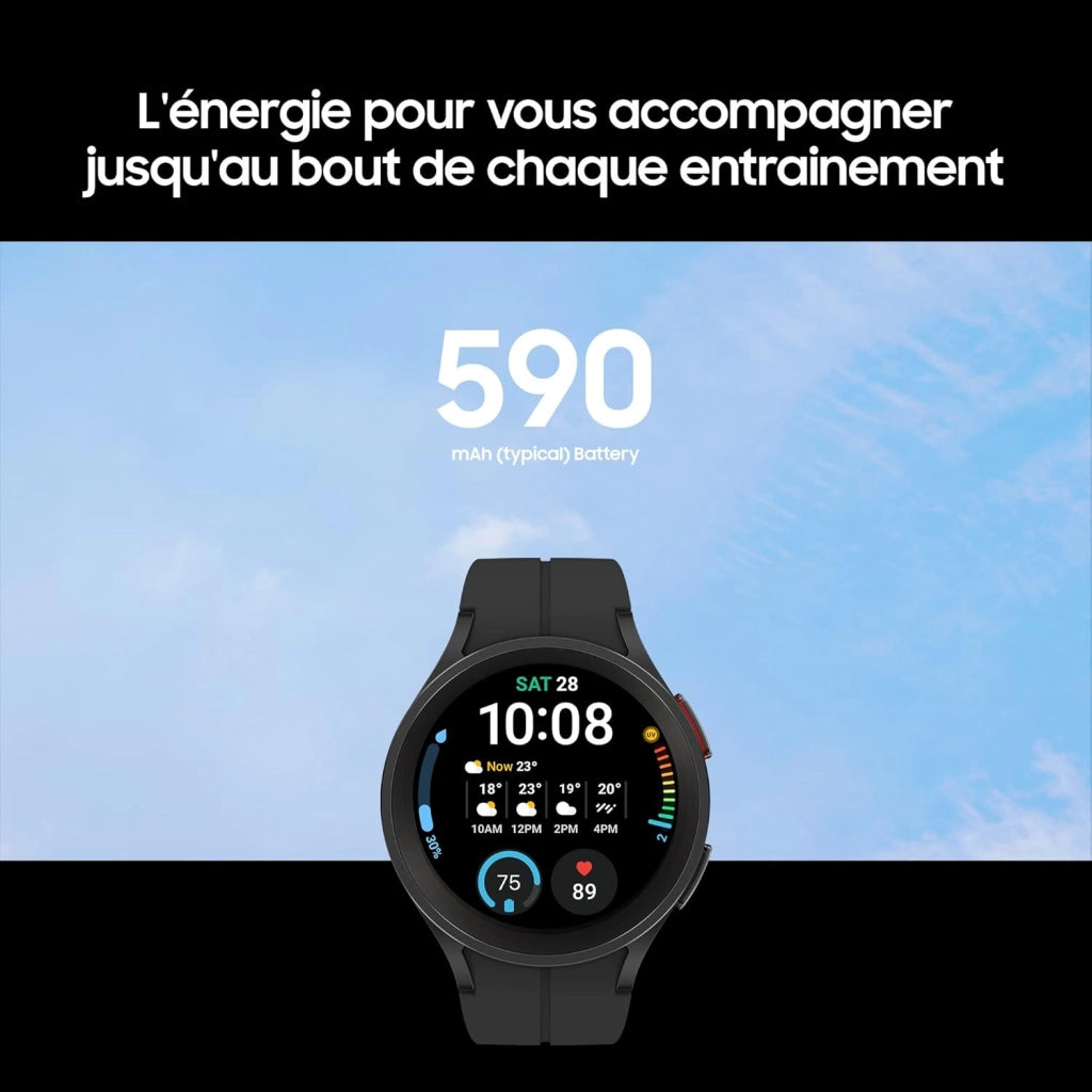 R925 Galaxy Watch5 Pro, eSIM, 45mm, Black Titanium