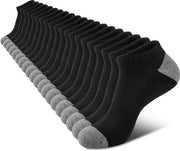 10 paia di calze morbide per uomo, 10-pack basso, comodi, respiranti calze casual per uomo
