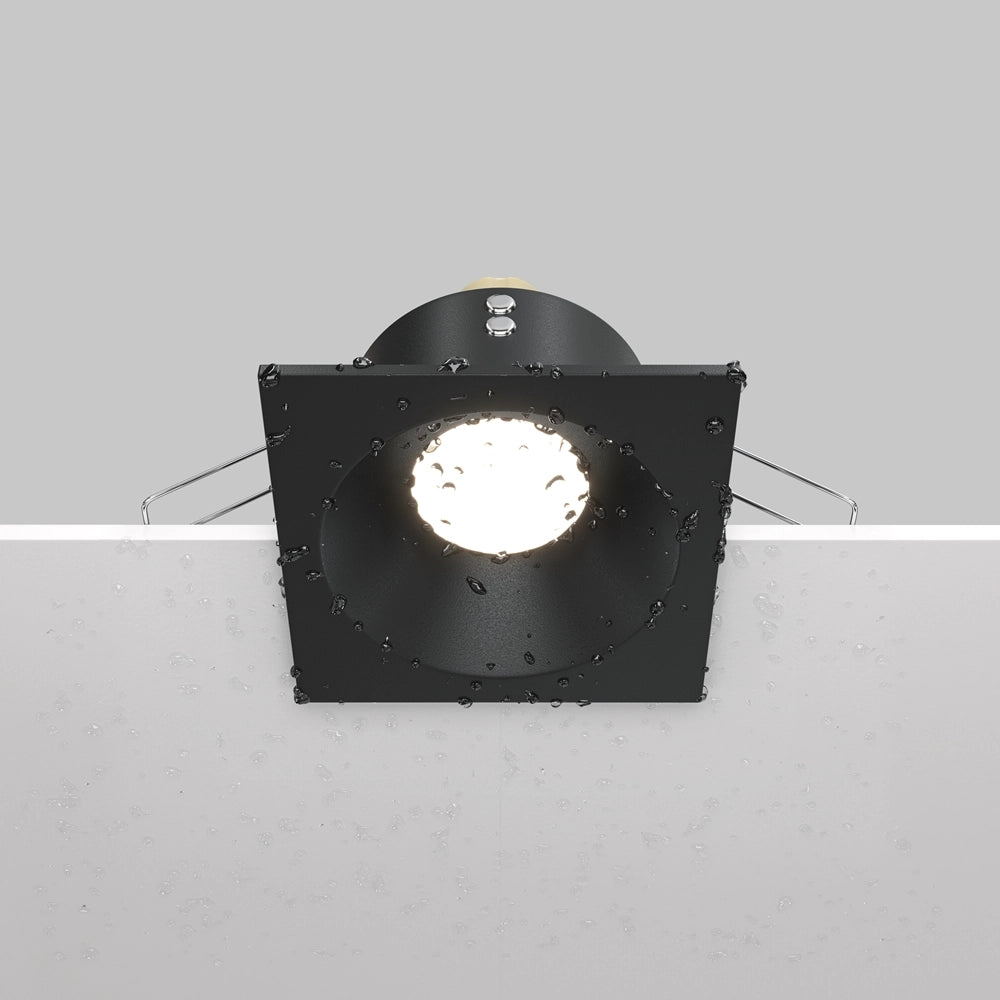 Faretto da incasso Maytoni Zoom DL033-2-01B nero IP65