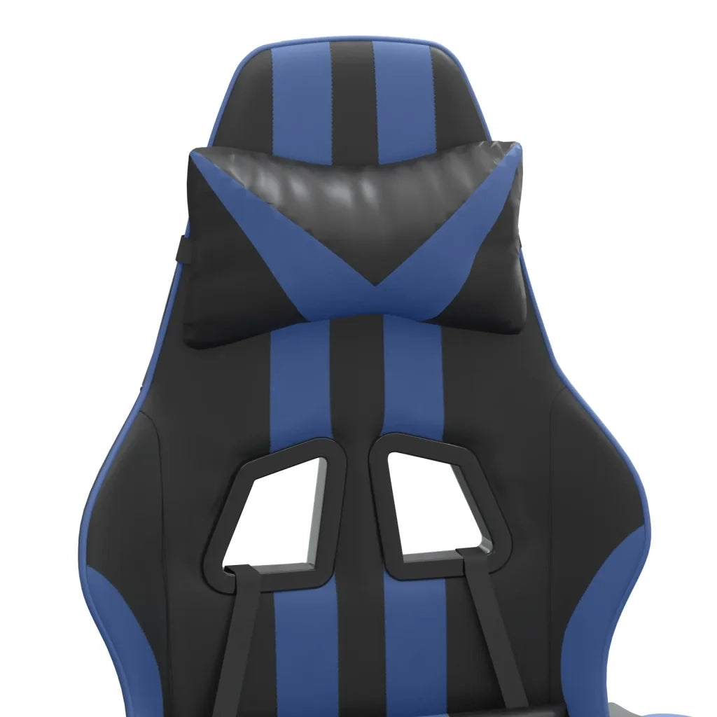 Sedia da Gaming Nera e Blu in Similpelle 3143818