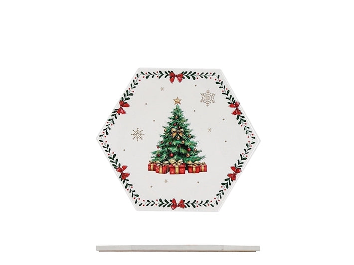 Sottopentola in ceramica decorato Pettirossi