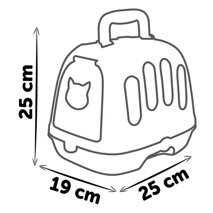 Smoby - Valigia veterinaria - 1 peluche panda e tanti accessori - Prodotto 2 in 1: Gabbia da trasporto - Produzione francese