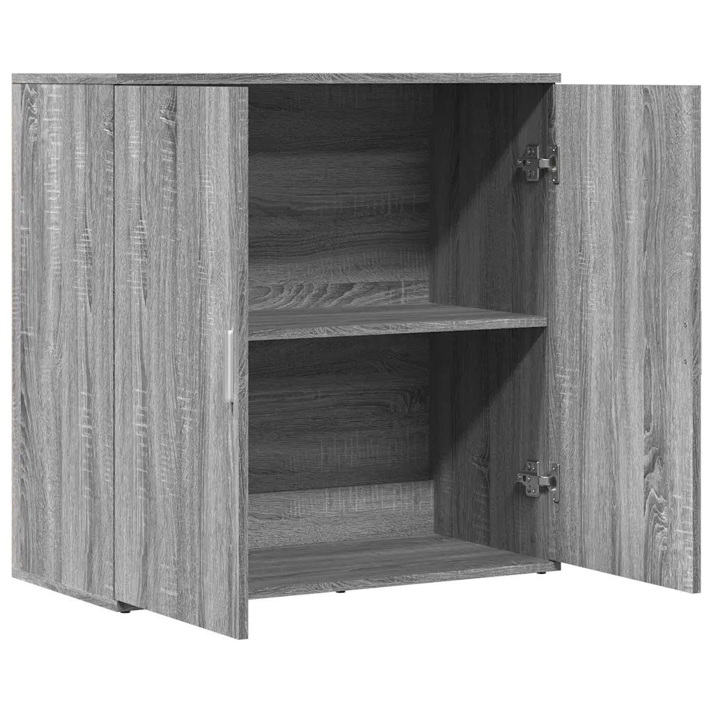 Credenza-Buffet-Armadio da cucina Grigio Sonoma 79x38x80 cm in Legno Multistrato 488355
