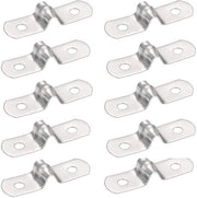 Clip per tubo in acciaio inossidabile - 45 pezzi - duraturo - resistente alla corrosione - clip a U - per fissaggio tubo/pipa - clip per tubi