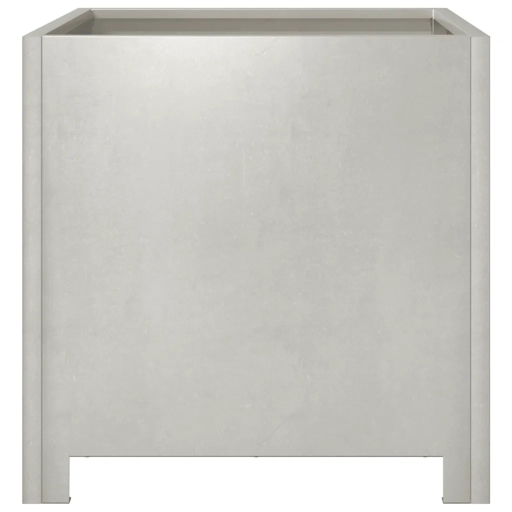 Fioriere da Giardino 2 pz 40x40x40 cm in Acciaio Inox