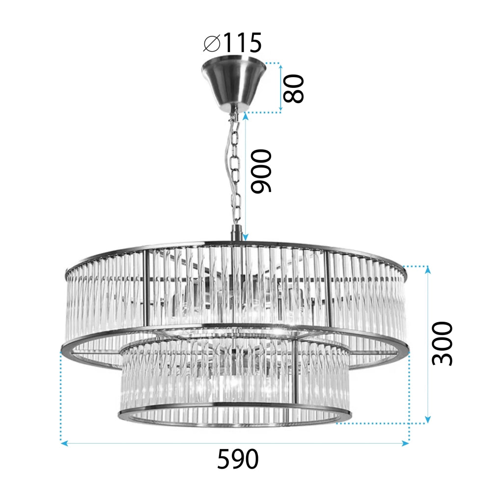 Lampada APP1562-8CP