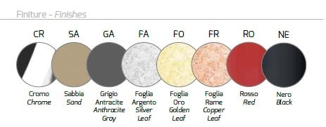 TETRIS COLOR APPLIQUE-PLAFONIERA D.95 CM. 4 LUCI GRIGIO ANTRACITE 1121-95-GA