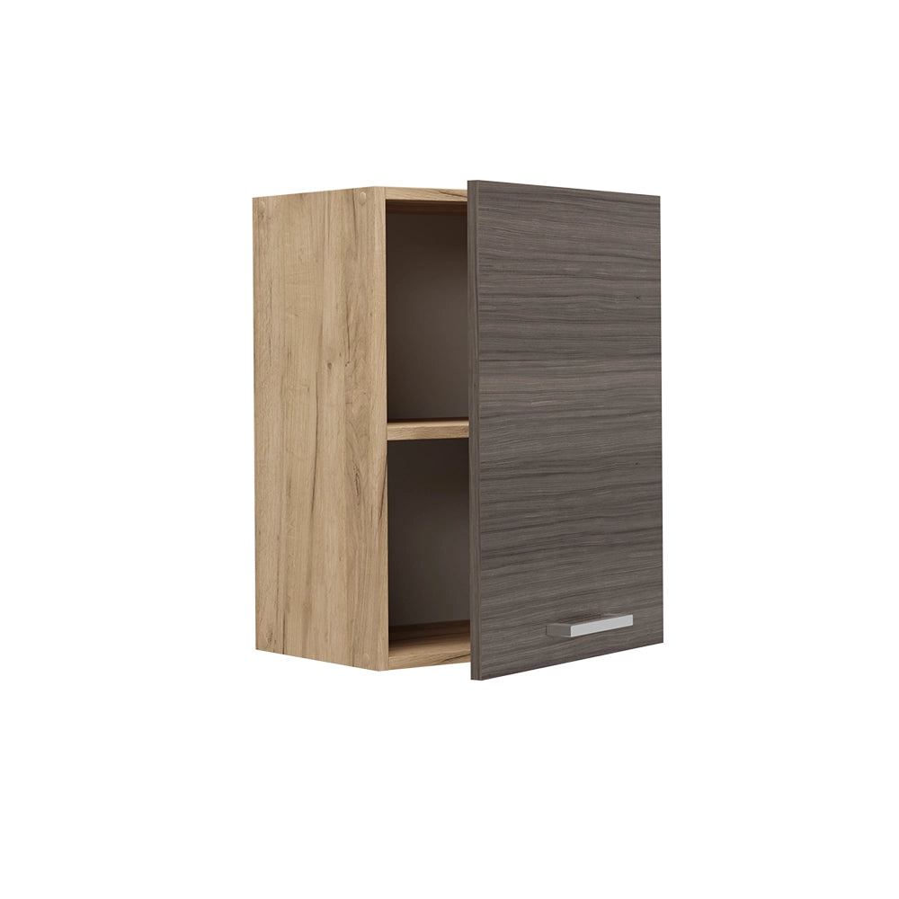 Pensile da cucina R-Line Grigio nobile/Rovere dorato 45 cm Vicco