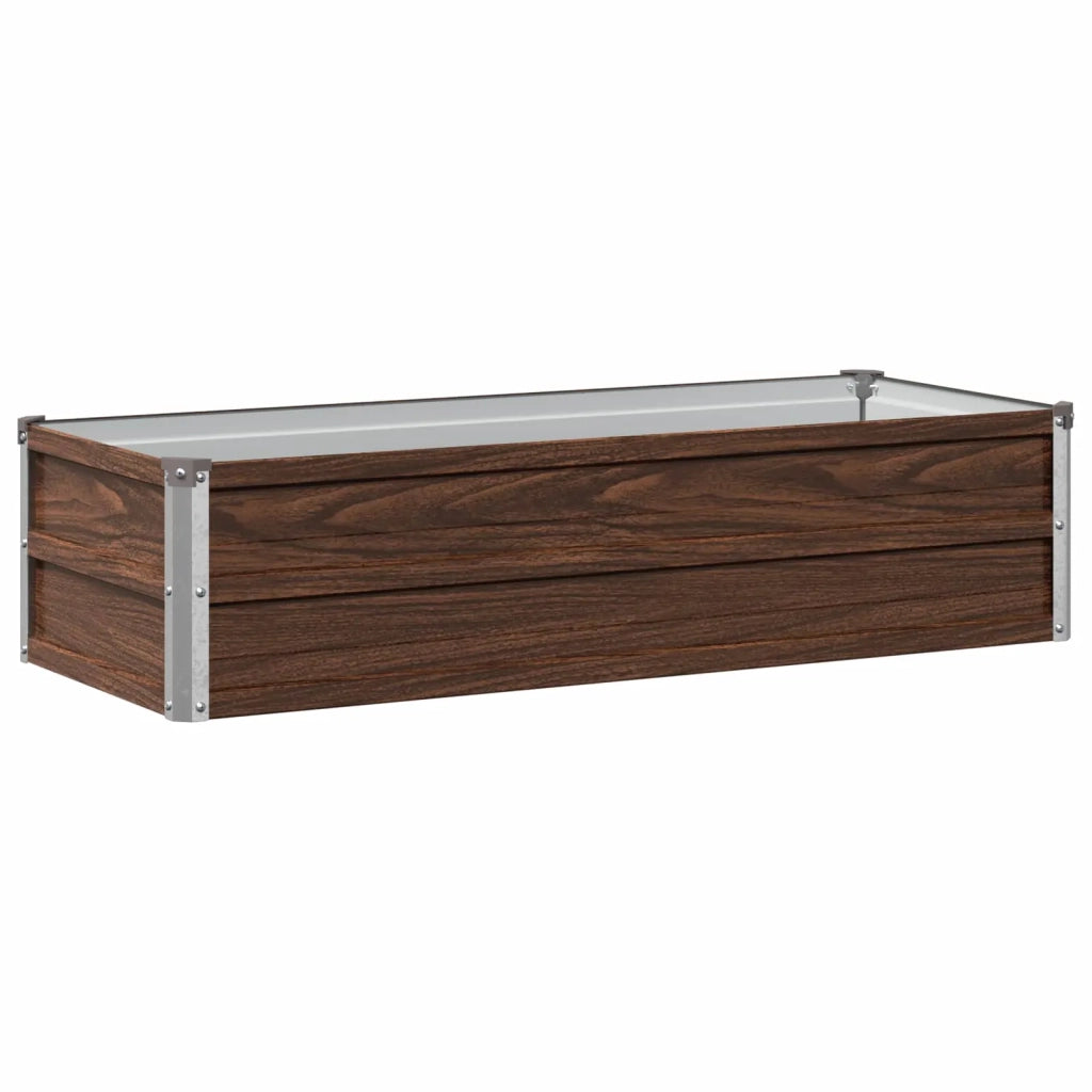 Letto rialzato da giardino Nero 100 x 40 x 24 cm 8006308