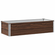 Letto rialzato da giardino Nero 100 x 40 x 24 cm 8006308