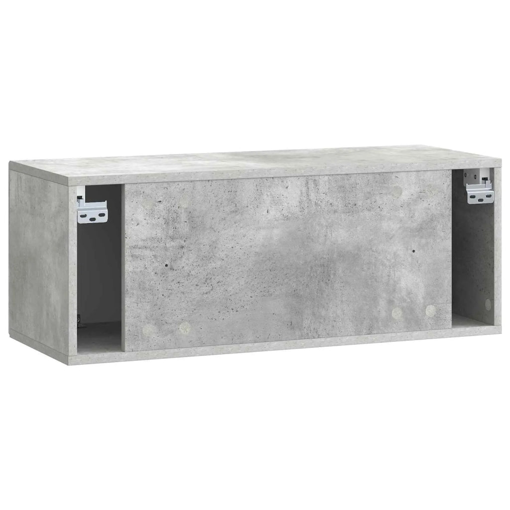 Mobile Porta TV da Muro Grigio Cemento 78,5 x 31 x 30 cm 899398