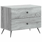 Armadio da Notte con cassetto Grigio Sonoma 62 x 34,5 x 47,5 cm