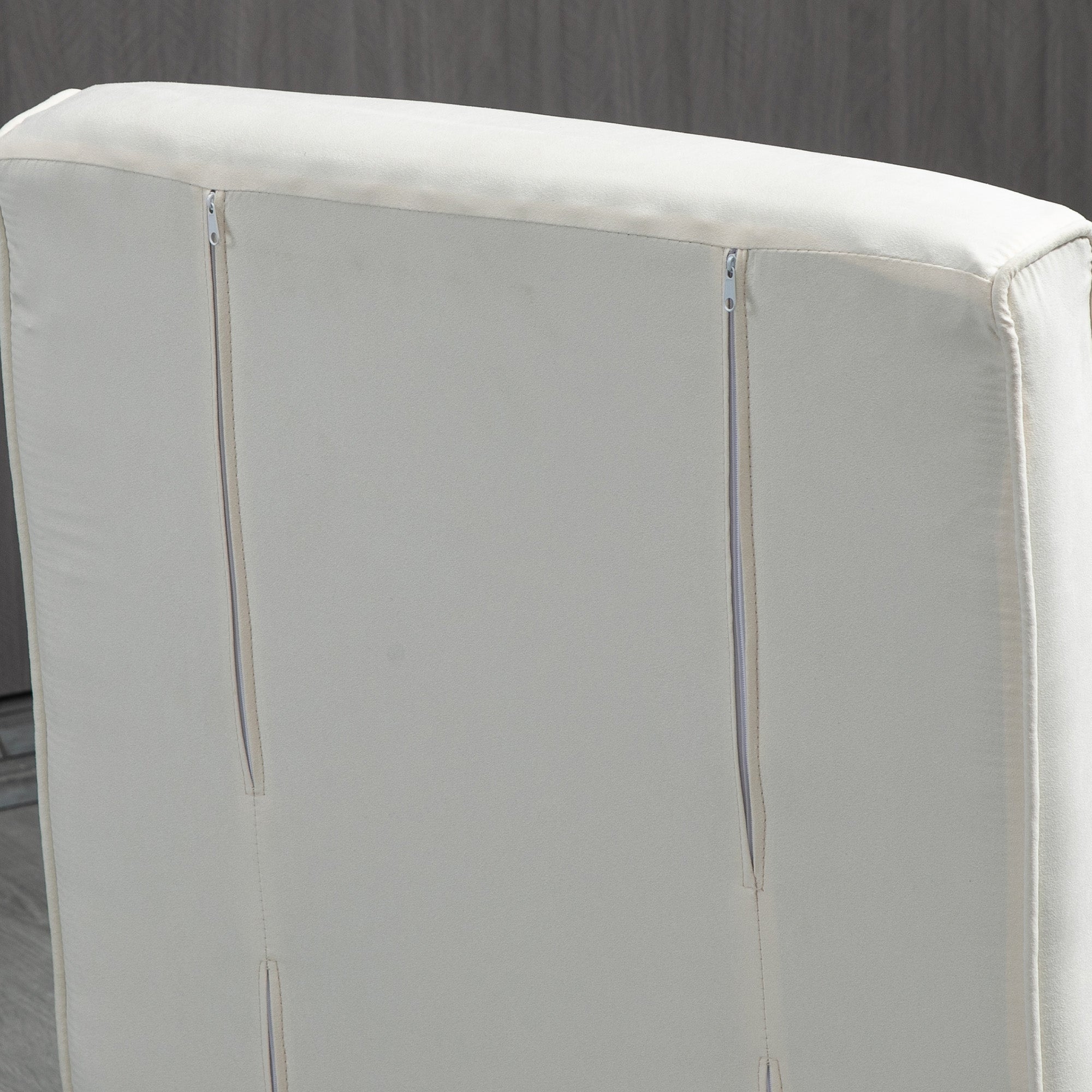 Poltrona Letto Singolo Trasformabile 65x69x82 cm in Tessuto Beige