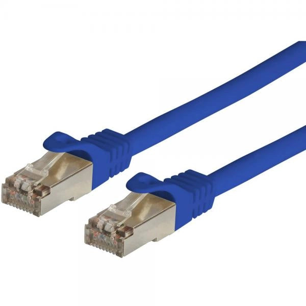 Cavo di Rete Patch in Rame Cat. 6A SFTP LSZH 30 m Blu