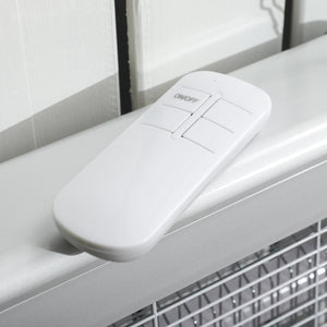 Zanzariera Elettrica 2 Lampade 20W in ABS e Metallo Bianca