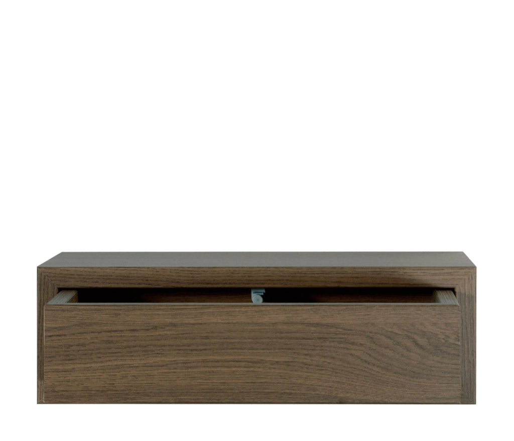 Mensola da Parete 1 Cassetto 45x13,4x23,7 cm in Fibra di Legno Lego Maxi Rovere Tabacco