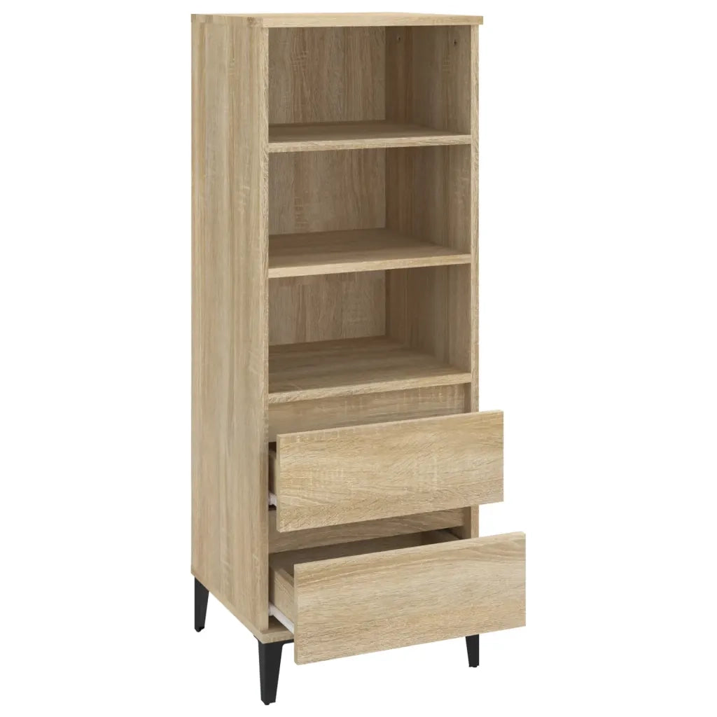 Credenza Rovere Sonoma 40x36x110 cm in Legno Multistrato cod mxl 16308